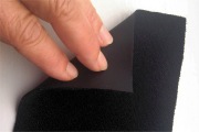Black towelling for Triple-CV Coccyx Cushion