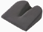 Seat wedge with coccyx cut-out