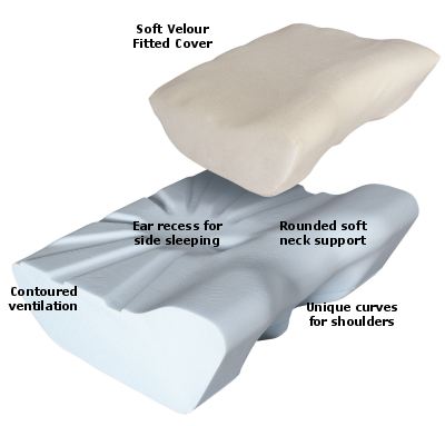 Putnam Visco Memory Travel Pillow